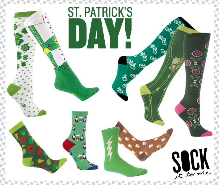 St Patrick's Day 2014 Socks