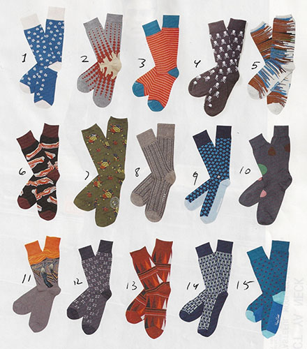 Nylon Guys January 2014 Spread Socks