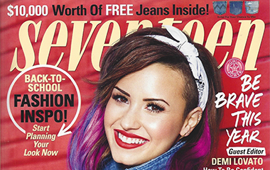 Seventeen Magazine August Issue 2014 Cover