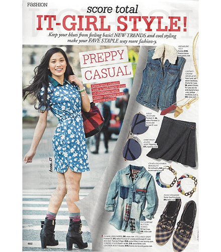 Seventeen Magazine August Issue_Sock It to Me 2014