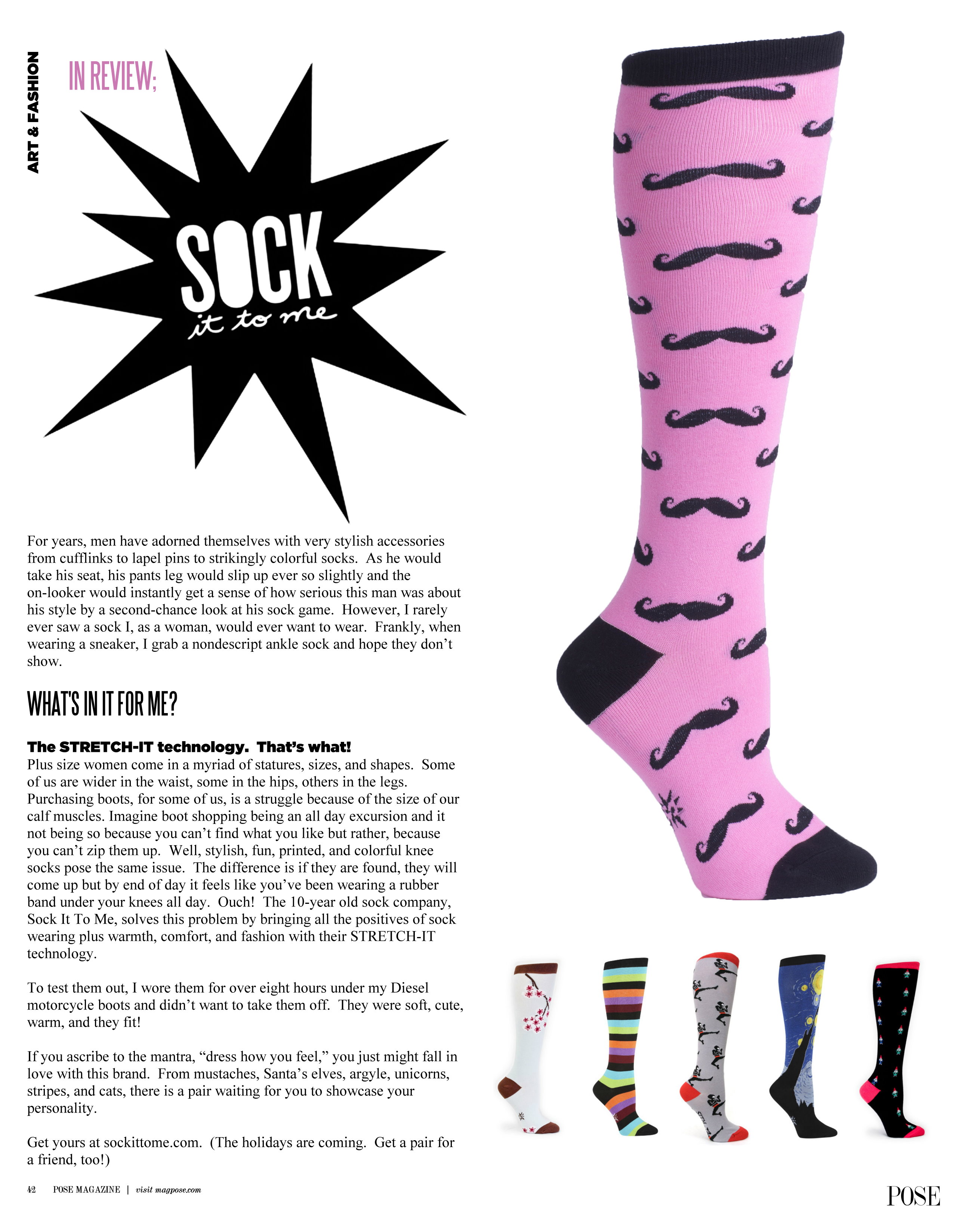 POSE Magazine November Issue_Sock It to Me