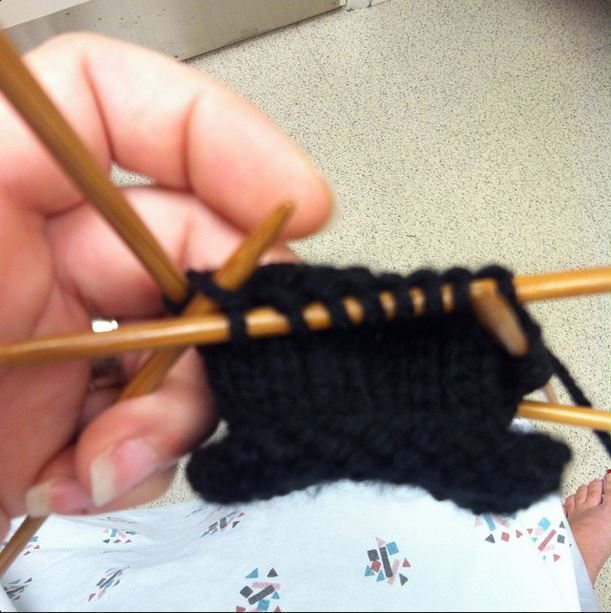 Fran Knitting @ Dr.
