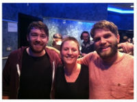 Fran with Frightened Rabbit.