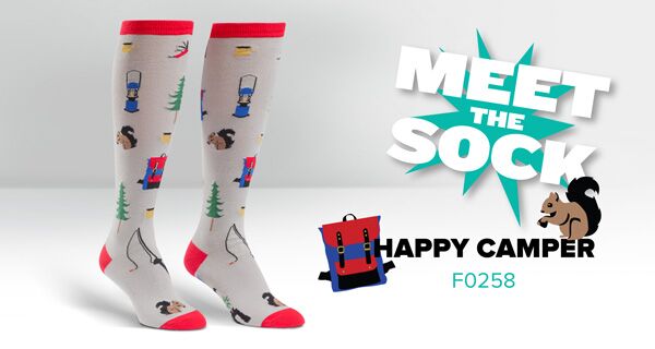 Meet The Sock: Happy Camper