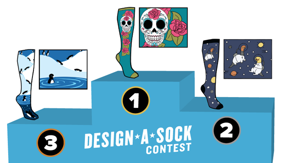 Presenting: the 2015 Design a Sock Contest WINNERS!