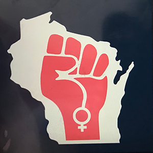 CoolGirl Violet Kilmurray Wisconsin Women's March Logo