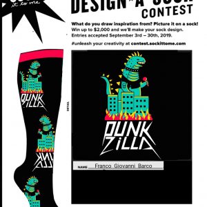 Punkzilla coming to a sock (and city) near you