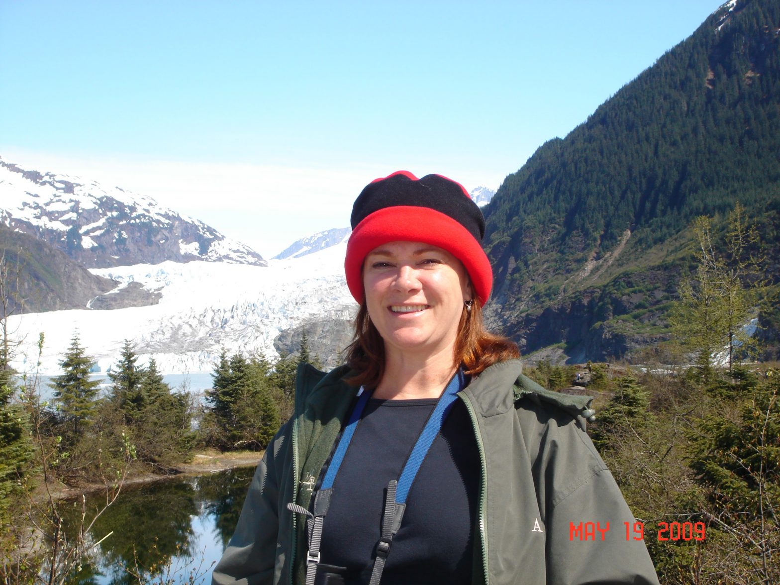 Angie At Mendenhall Glacier Scaled